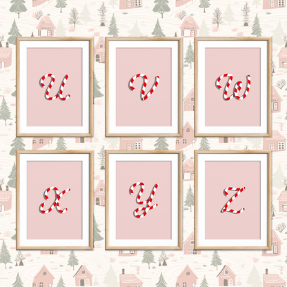 Candy-Cane-Letters-Christmas-Printable-Posters-Carnation-Pink-Letters-5