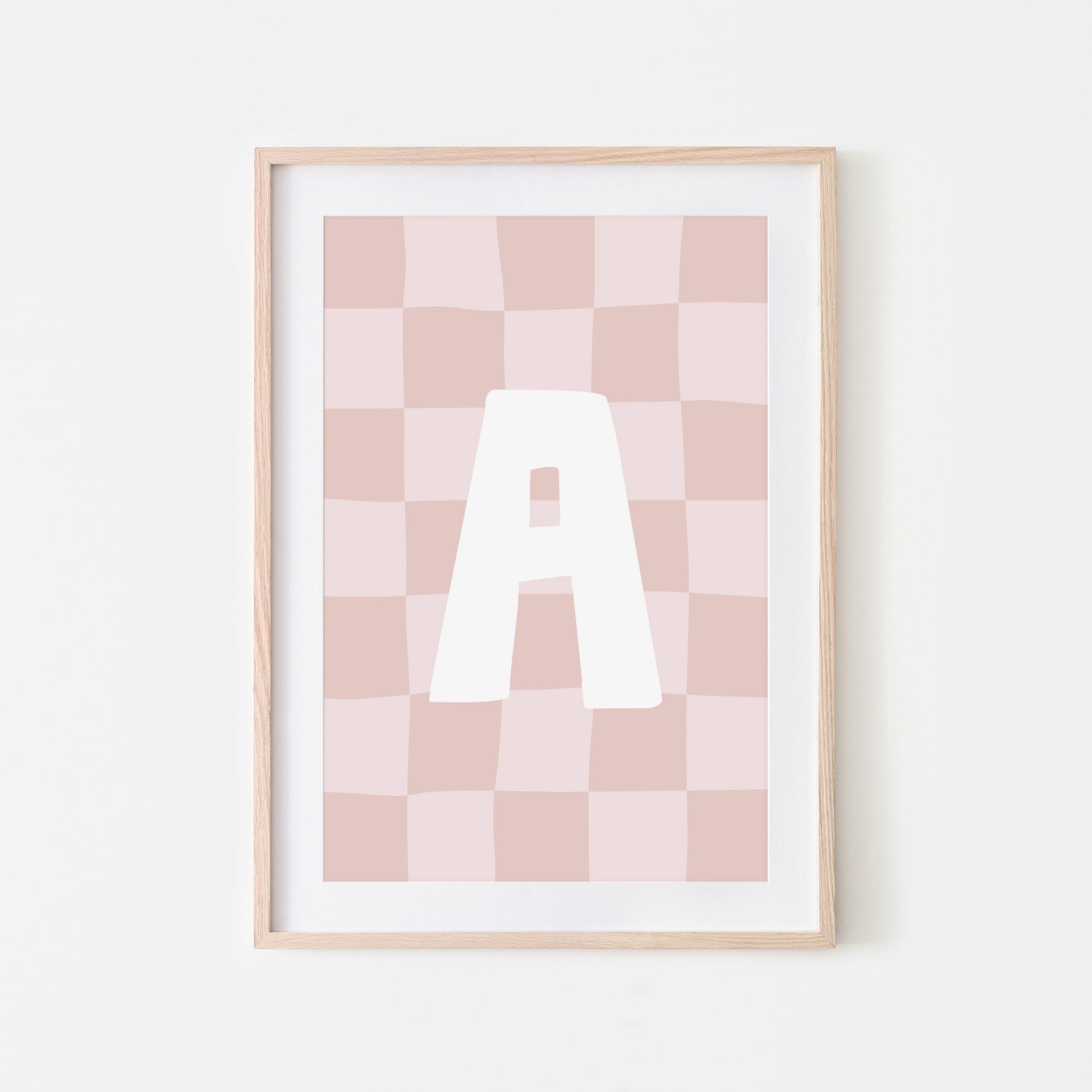 Checkered-Letters-Alphabet-Poster-Print-Letter-A-in-Blush