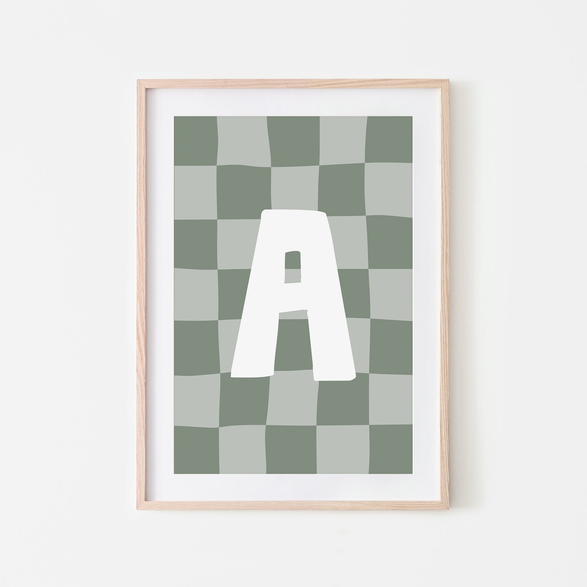 Checkered-Letters-Alphabet-Poster-Print-Letter-A-in-Eucalyptus