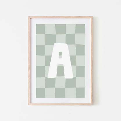 Checkered-Letters-Alphabet-Poster-Print-Letter-A-in-Mist