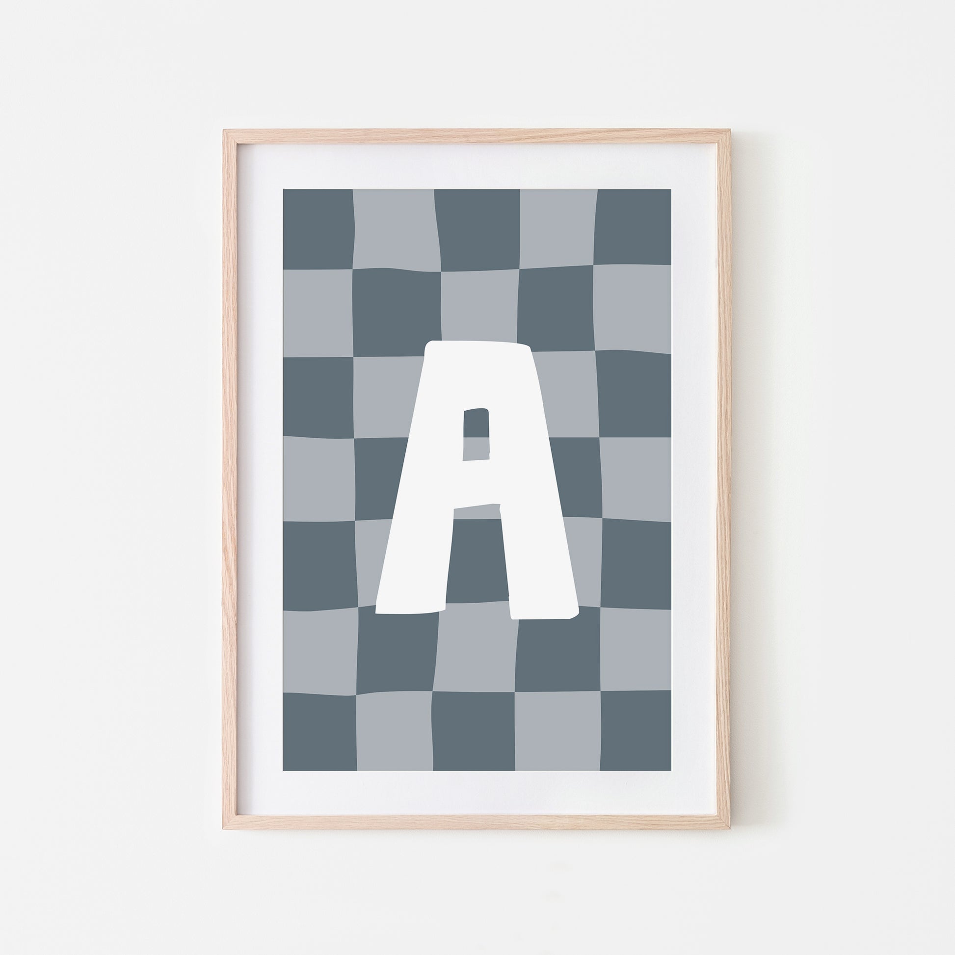 Checkered-Letters-Alphabet-Poster-Print-Letter-A-in-Sky