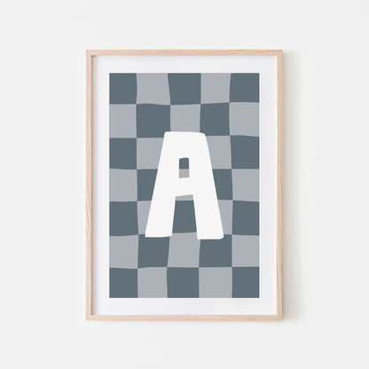 Checkered-Letters-Alphabet-Poster-Print-Letter-A-in-Sky