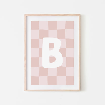 Checkered-Letters-Alphabet-Poster-Print-Letter-B-in-Blush