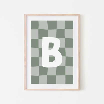 Checkered-Letters-Alphabet-Poster-Print-Letter-B-in-Eucalyptus