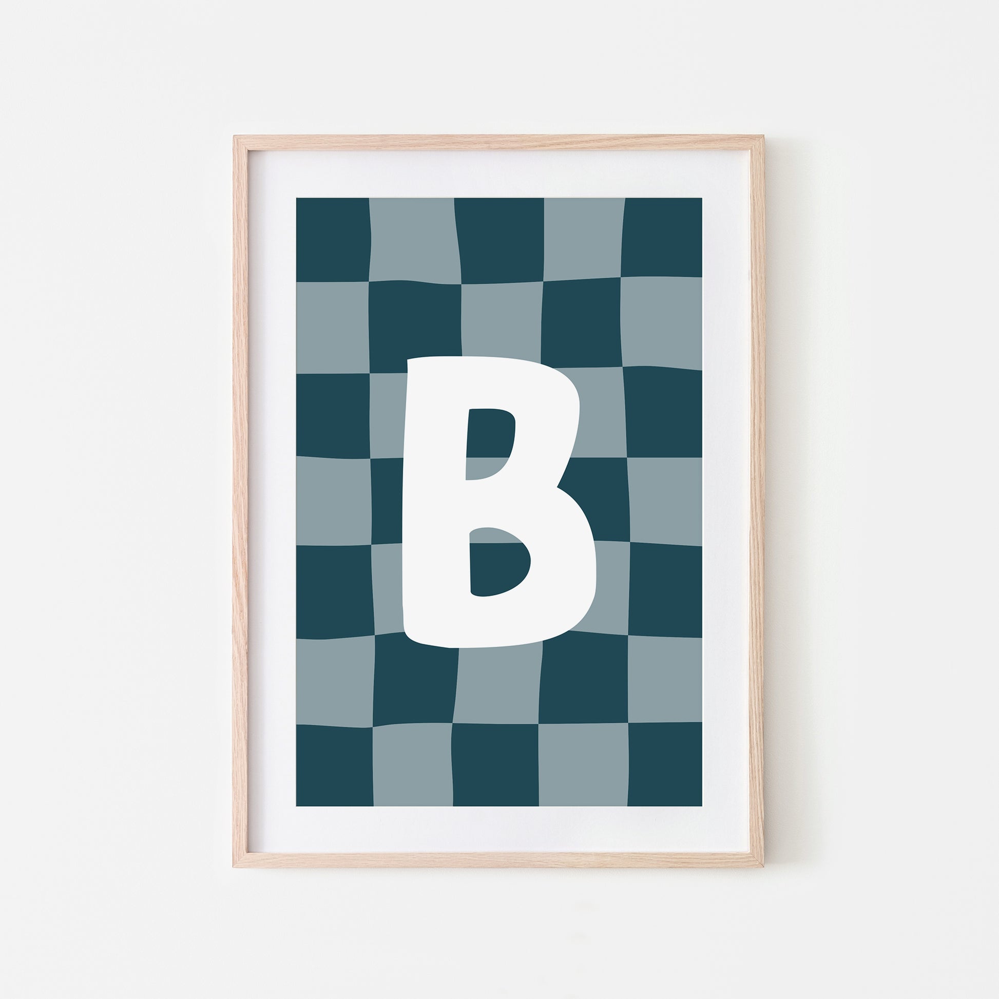Checkered-Letters-Alphabet-Poster-Print-Letter-B-in-Navy