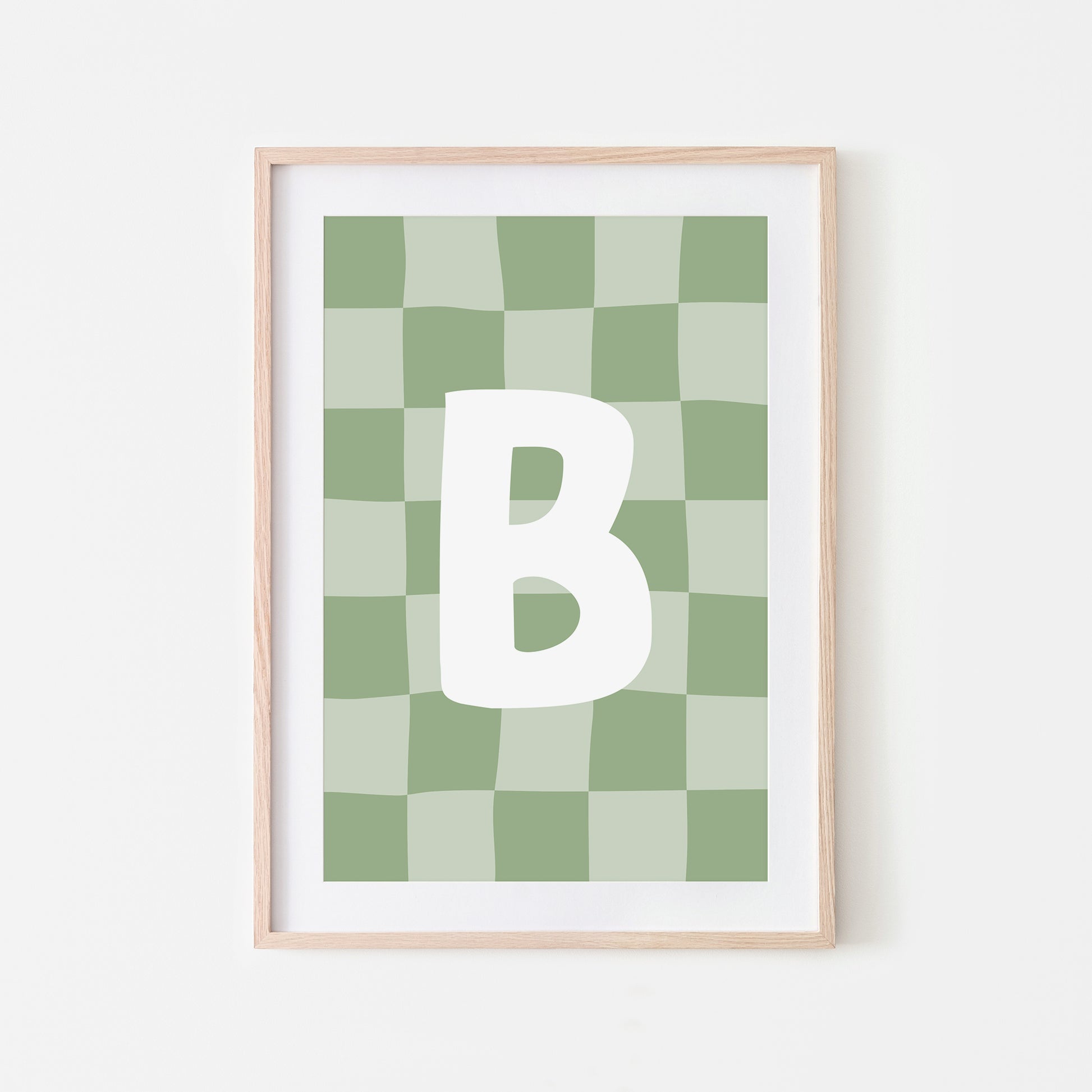 Checkered-Letters-Alphabet-Poster-Print-Letter-B-in-Sage