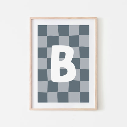 Checkered-Letters-Alphabet-Poster-Print-Letter-B-in-Sky