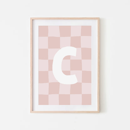 Checkered-Letters-Alphabet-Poster-Print-Letter-C-in-Blush