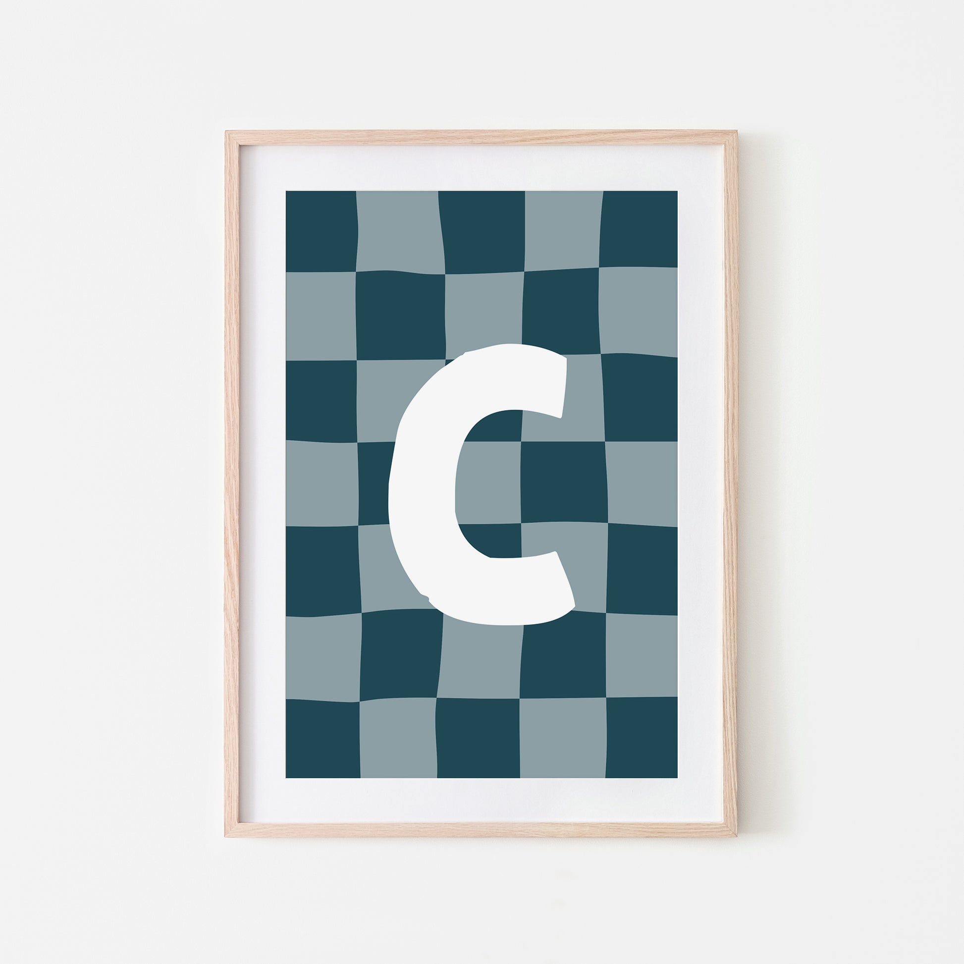 Checkered-Letters-Alphabet-Poster-Print-Letter-C-in-Navy