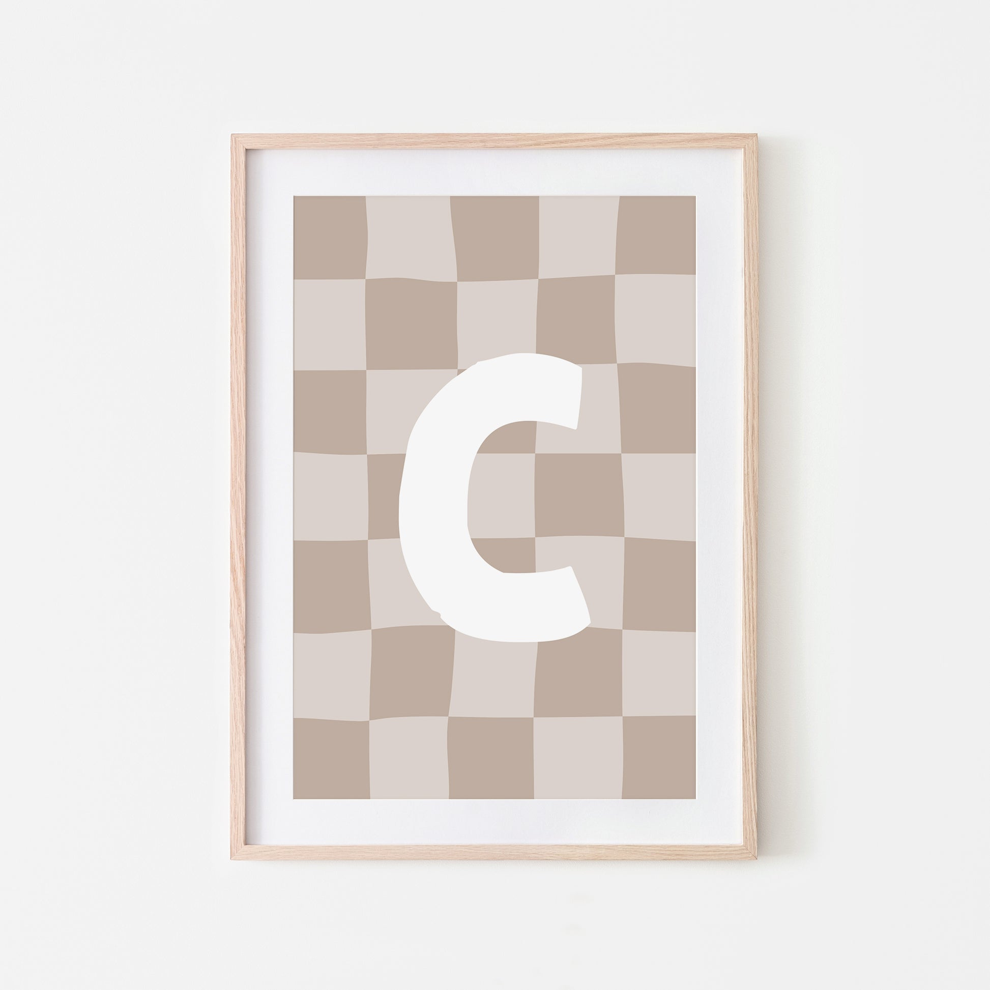 Checkered-Letters-Alphabet-Poster-Print-Letter-C-in-Truffle