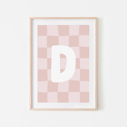 Checkered-Letters-Alphabet-Poster-Print-Letter-D-in-Blush