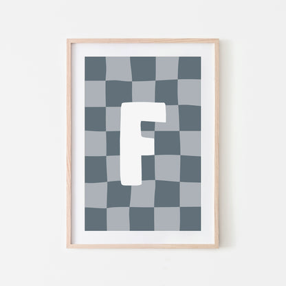 Checkered-Letters-Alphabet-Poster-Print-Letter-F-in-Sky