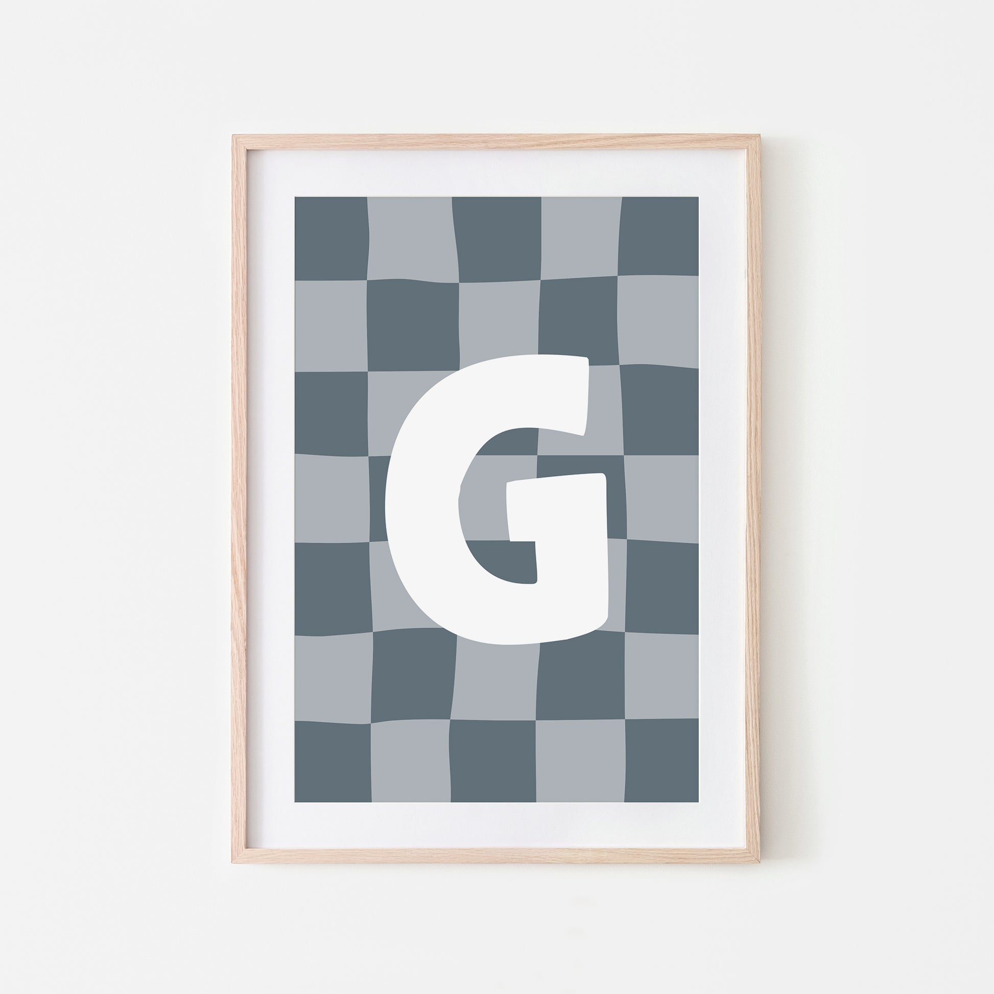 Checkered-Letters-Alphabet-Poster-Print-Letter-G-in-Sky