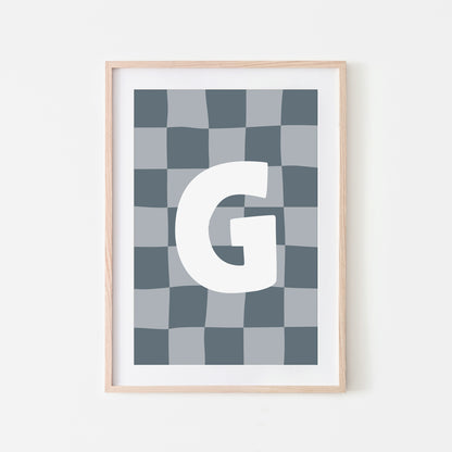 Checkered-Letters-Alphabet-Poster-Print-Letter-G-in-Sky