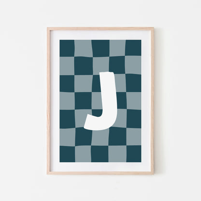Checkered-Letters-Alphabet-Poster-Print-Letter-J-in-Navy