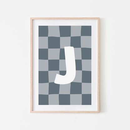 Checkered-Letters-Alphabet-Poster-Print-Letter-J-in-Sky