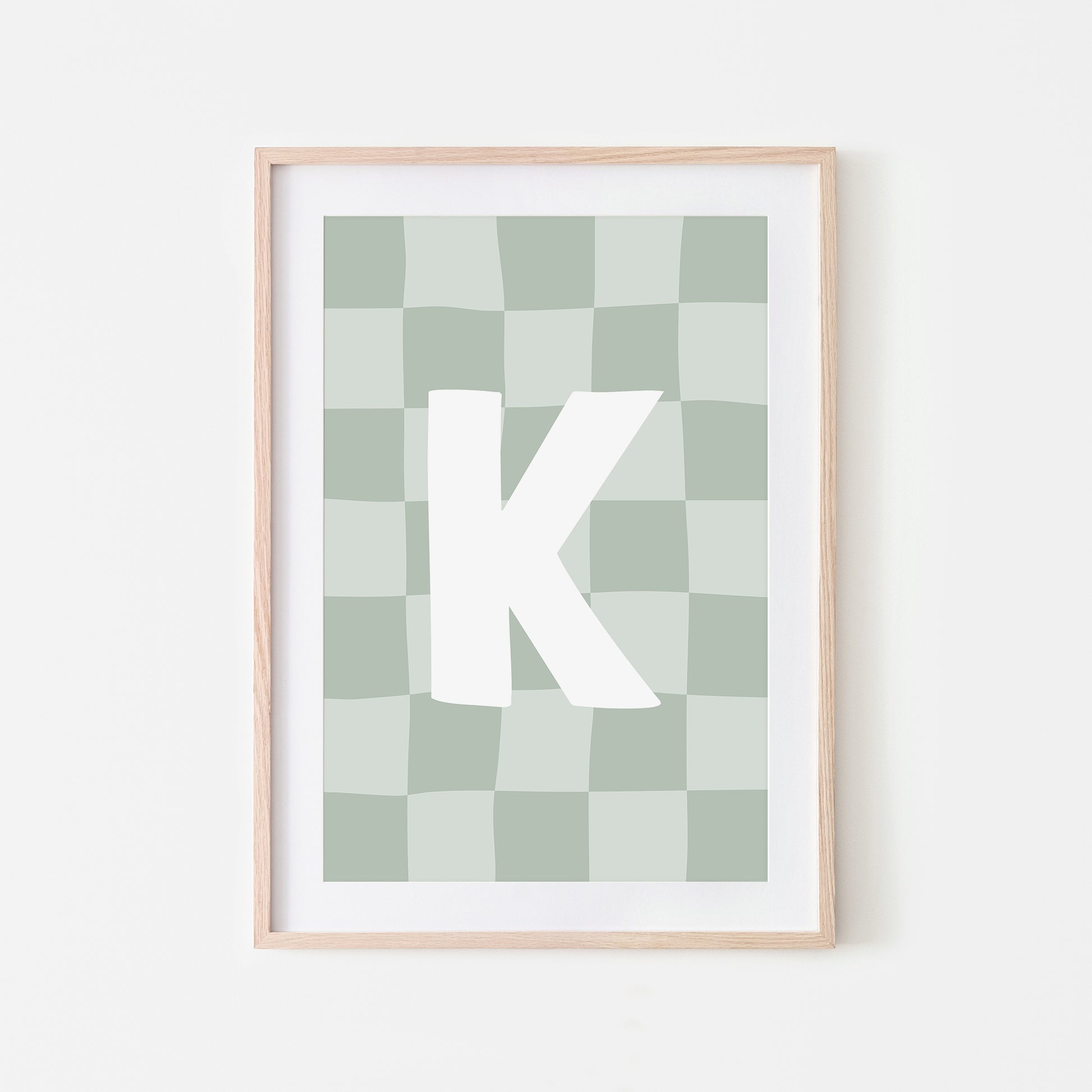 Checkered-Letters-Alphabet-Poster-Print-Letter-K-in-Mist