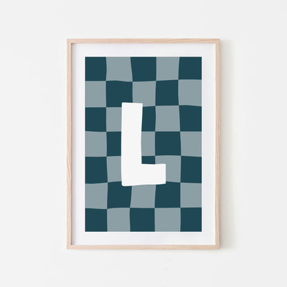 Checkered-Letters-Alphabet-Poster-Print-Letter-L-in-Navy