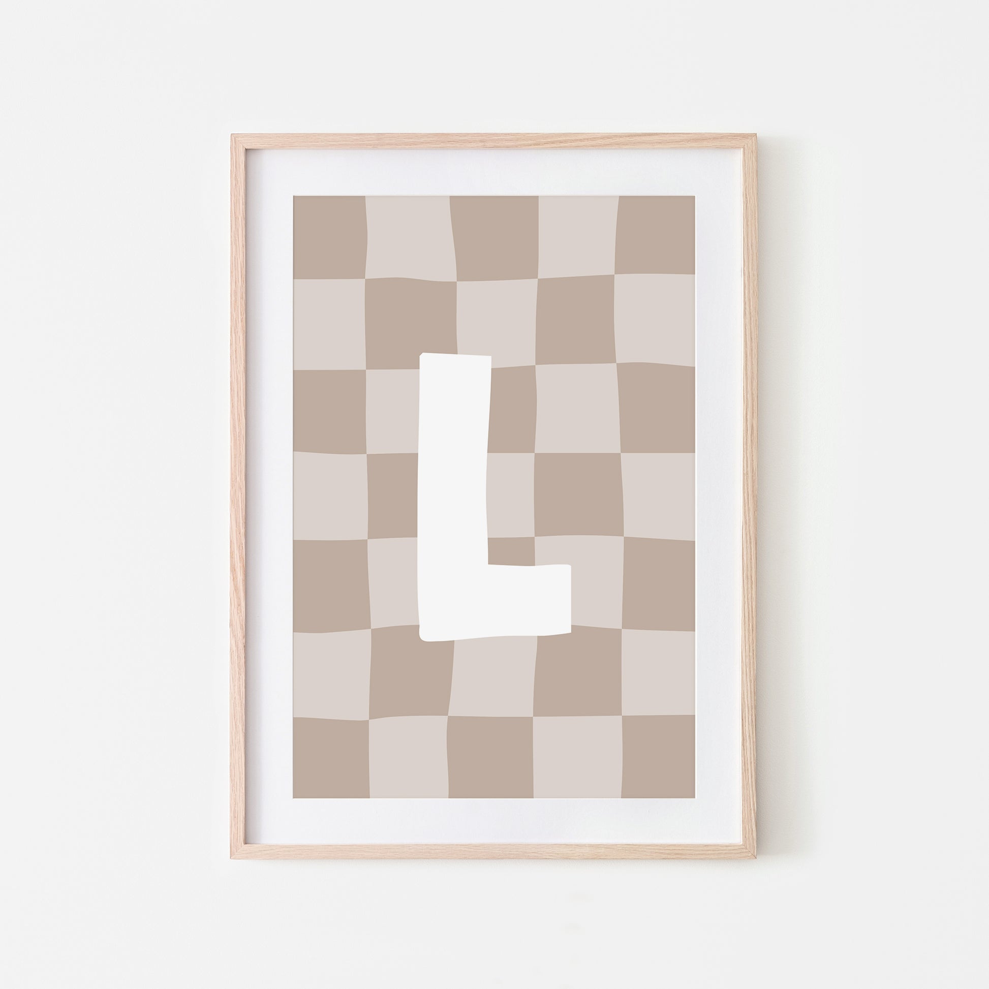 Checkered-Letters-Alphabet-Poster-Print-Letter-L-in-Truffle