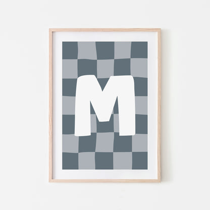 Checkered-Letters-Alphabet-Poster-Print-Letter-M-in-Sky