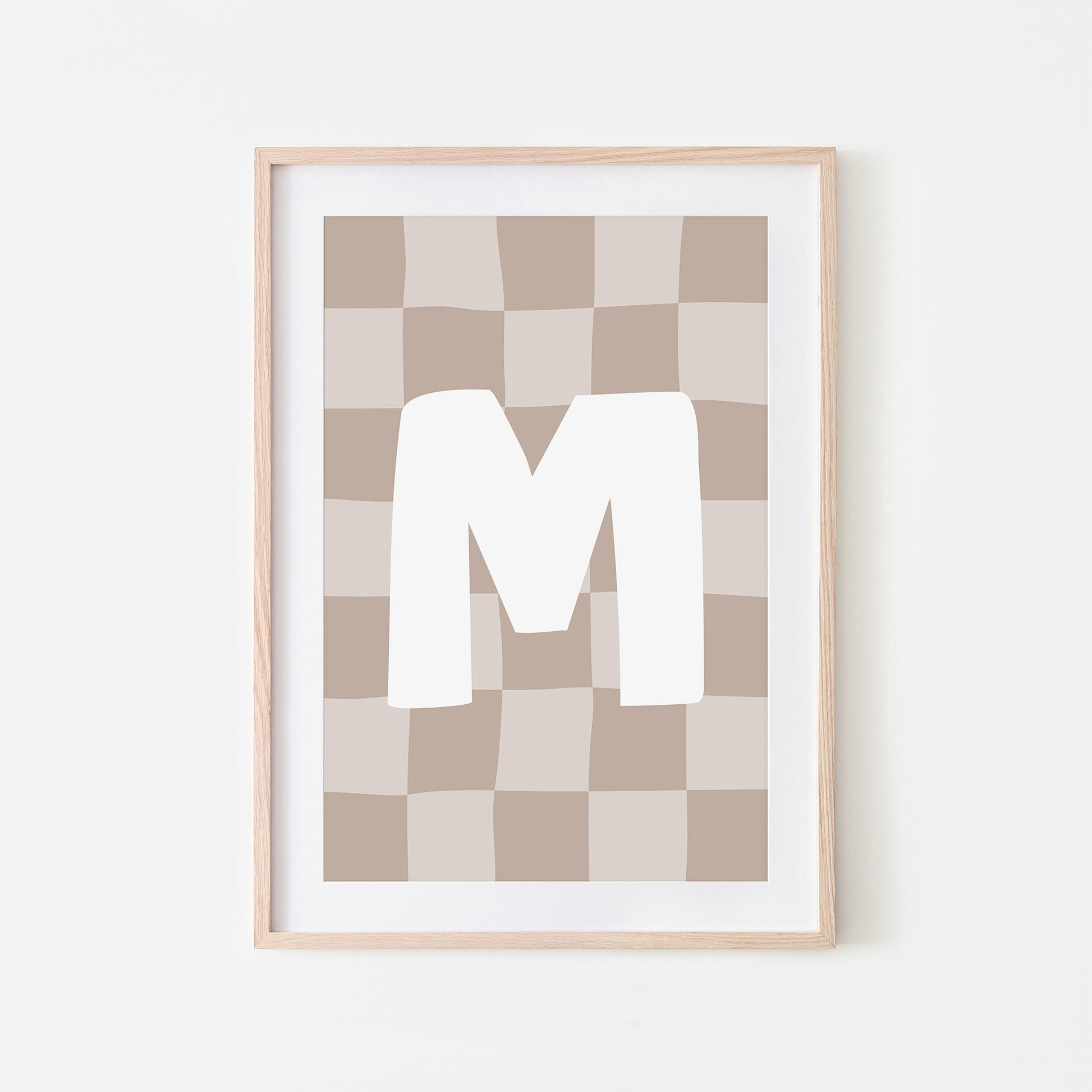 Checkered-Letters-Alphabet-Poster-Print-Letter-M-in-Truffle