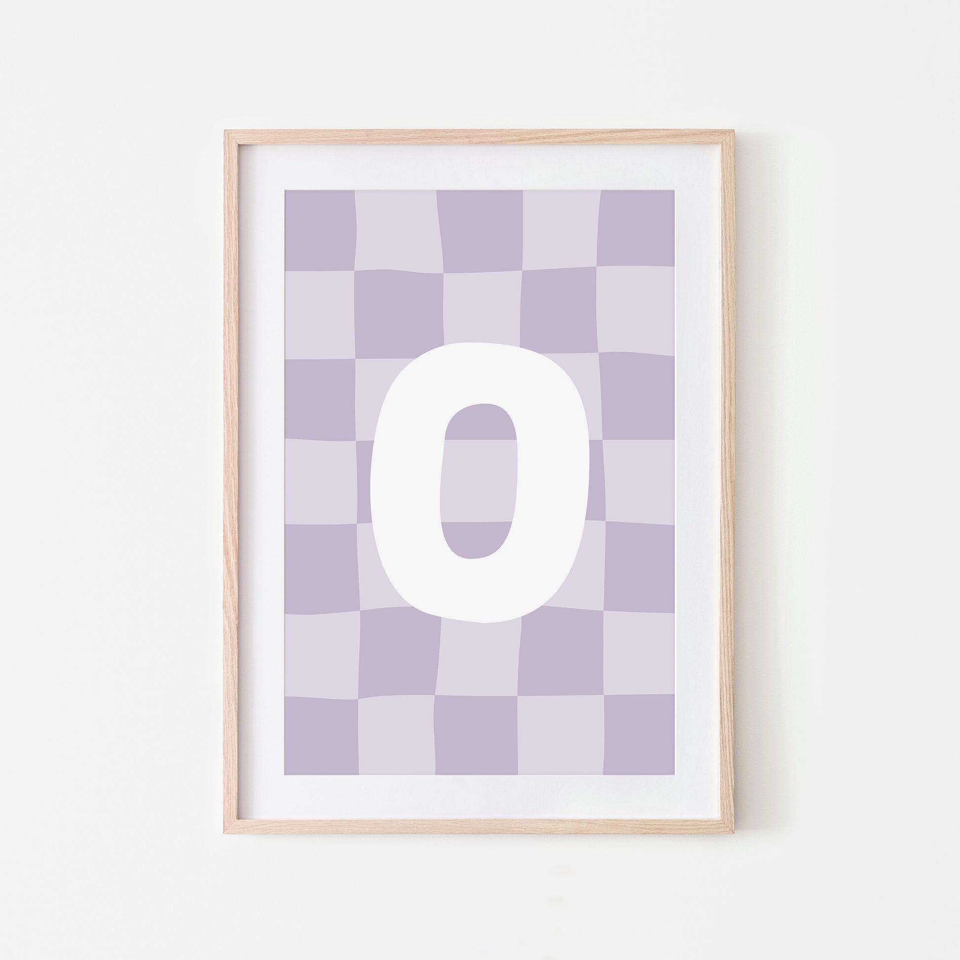 Checkered-Letters-Alphabet-Poster-Print-Letter-O-in-Lavender