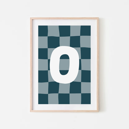 Checkered-Letters-Alphabet-Poster-Print-Letter-O-in-Navy