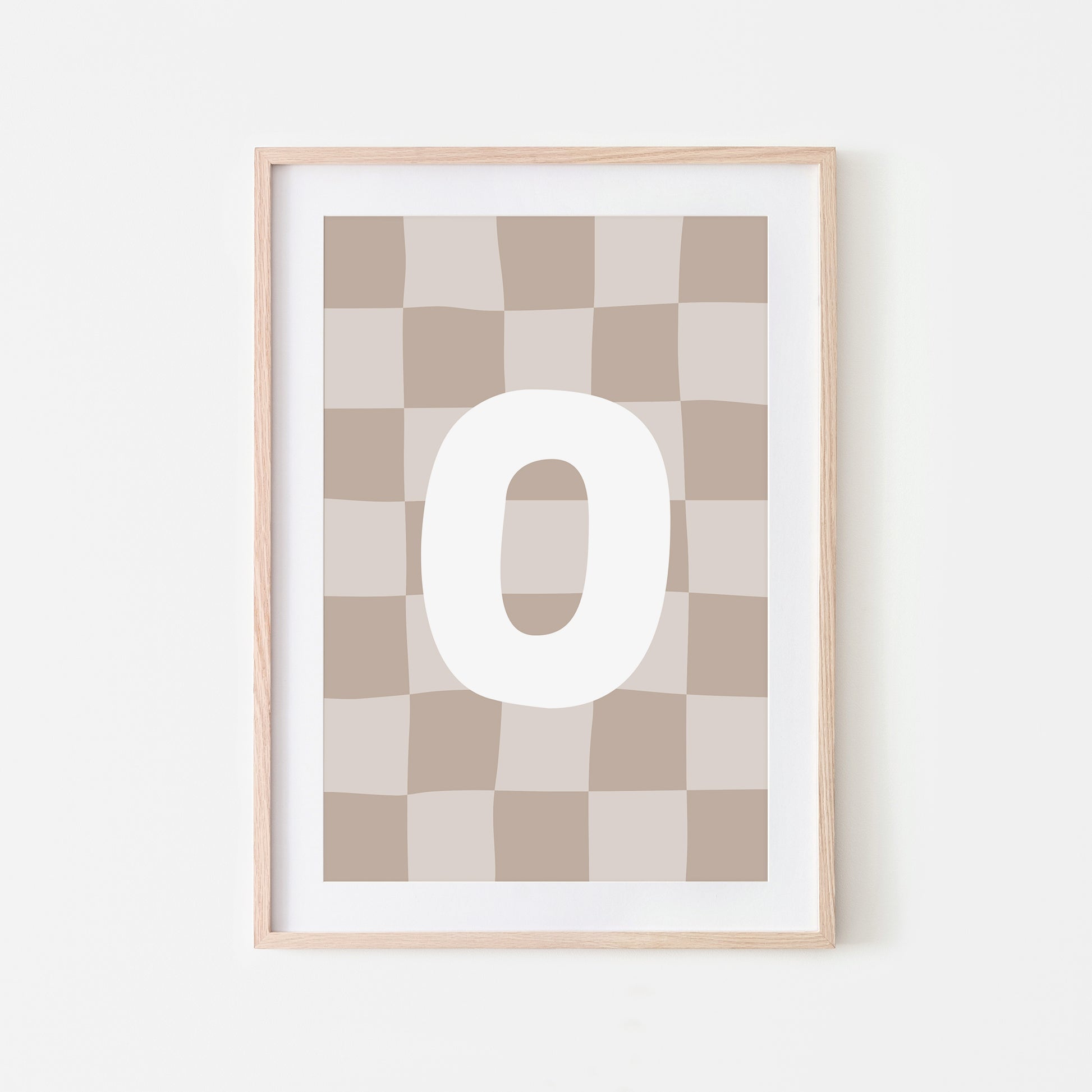 Checkered-Letters-Alphabet-Poster-Print-Letter-O-in-Truffle
