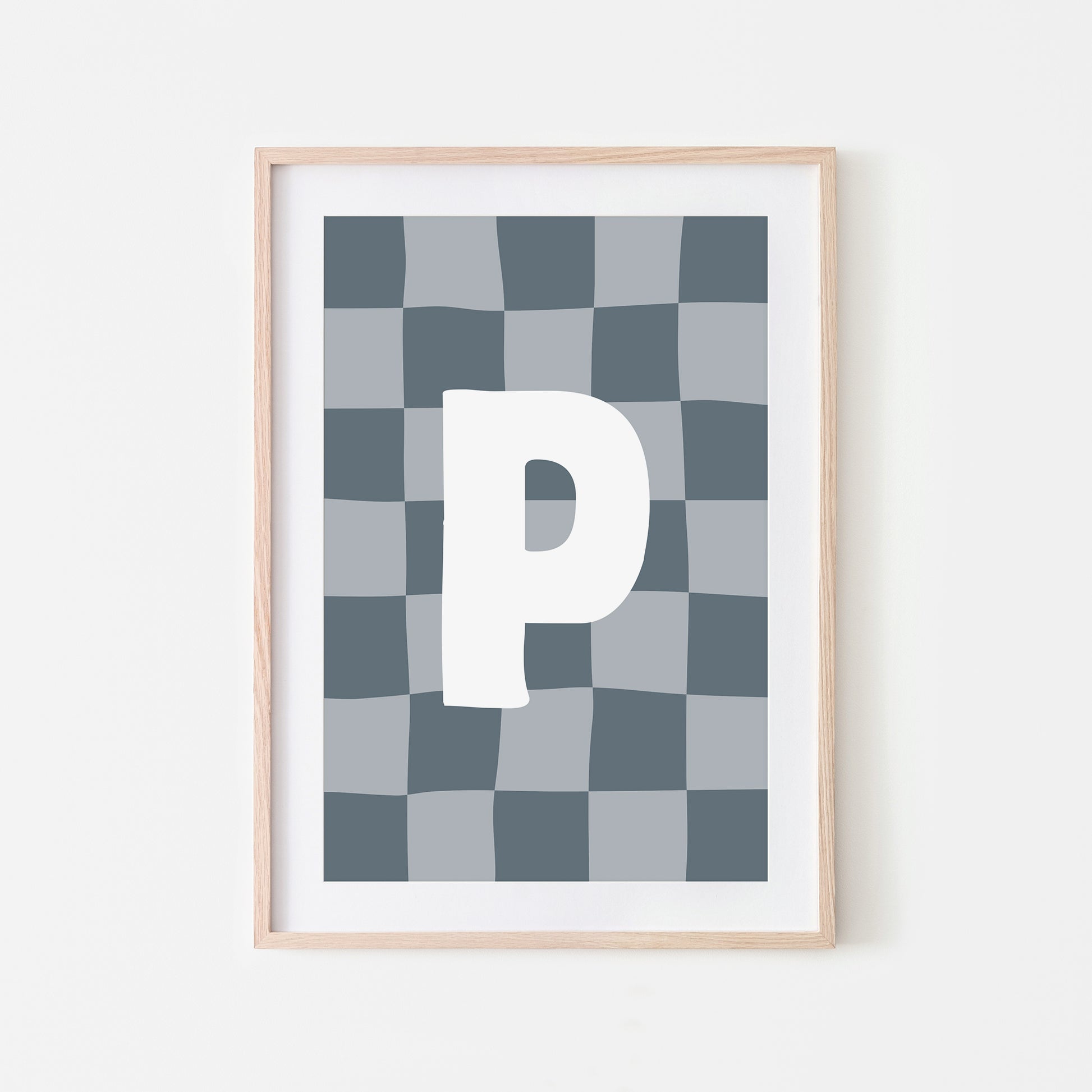 Checkered-Letters-Alphabet-Poster-Print-Letter-P-in-Sky