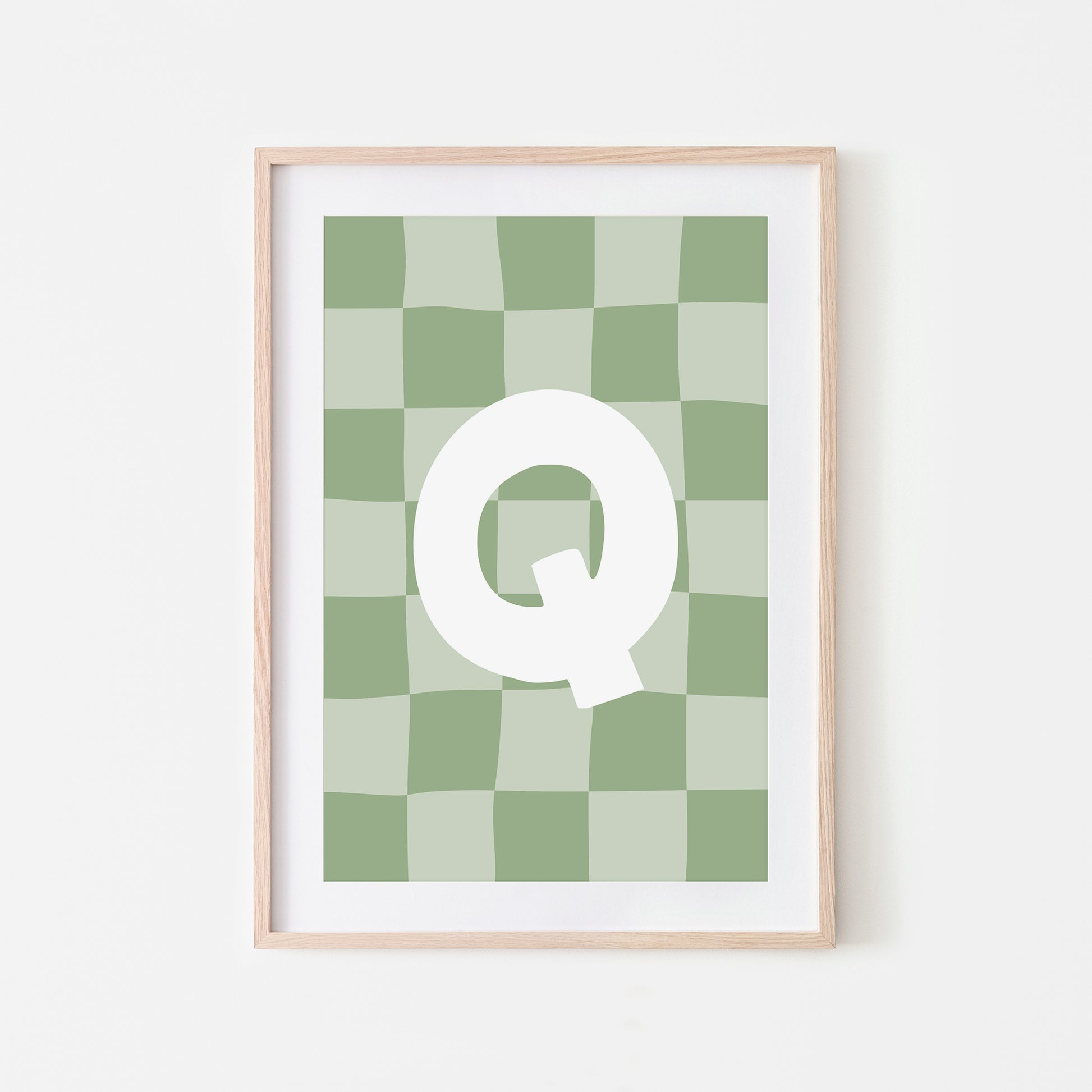 Checkered-Letters-Alphabet-Poster-Print-Letter-Q-in-Sage