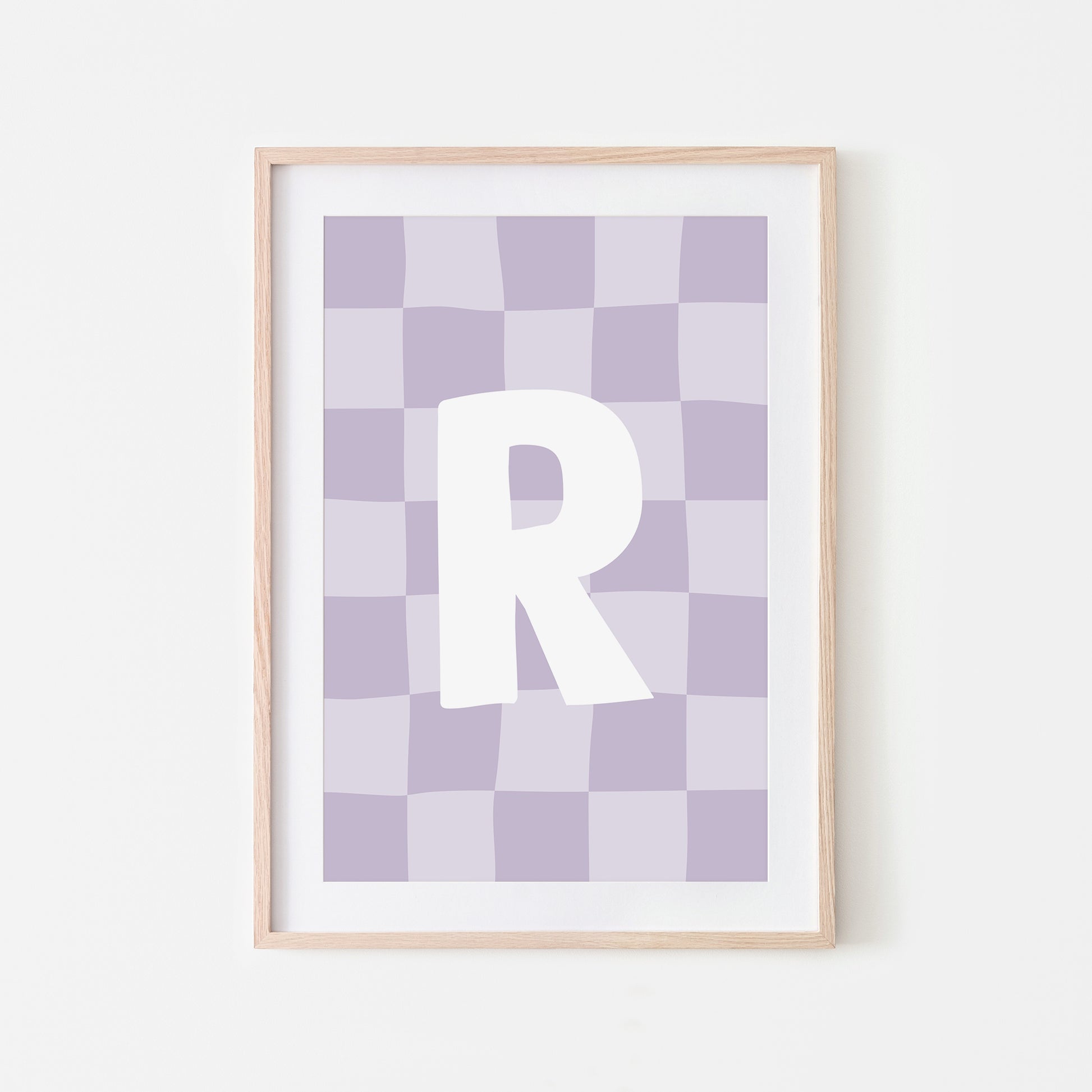 Checkered-Letters-Alphabet-Poster-Print-Letter-R-in-Lavender