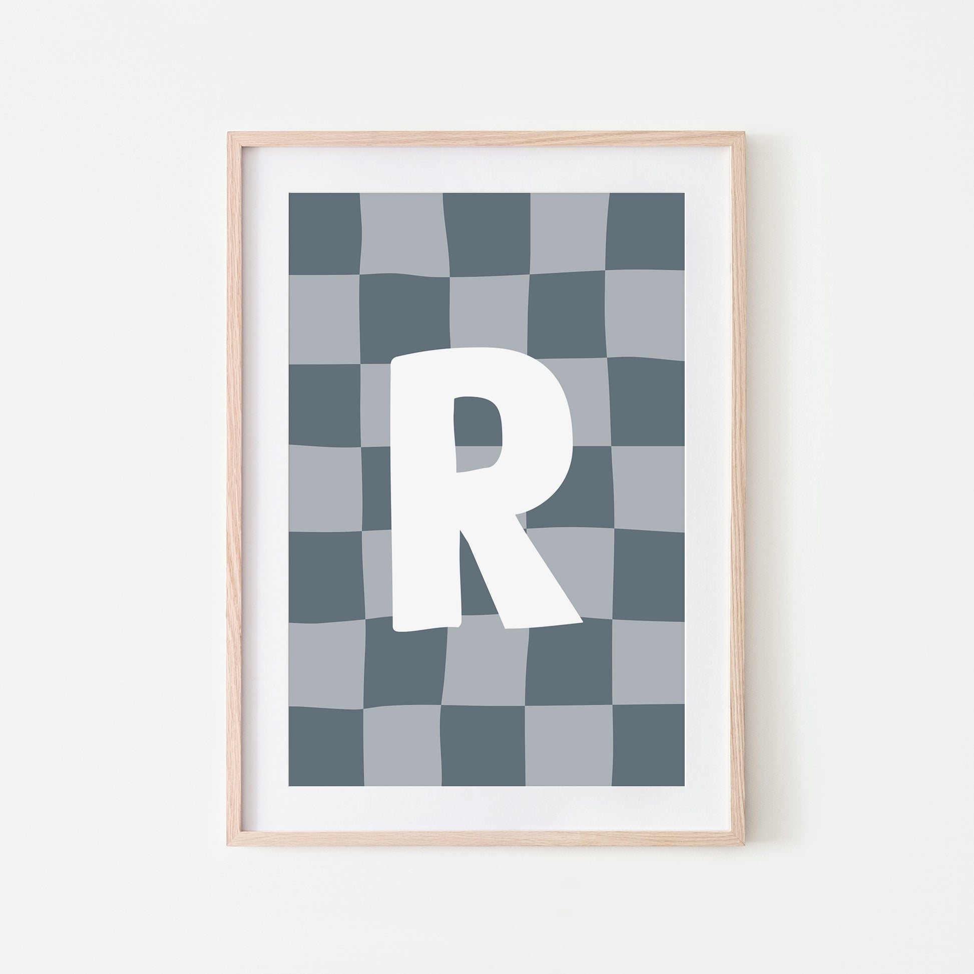 Checkered-Letters-Alphabet-Poster-Print-Letter-R-in-Sky