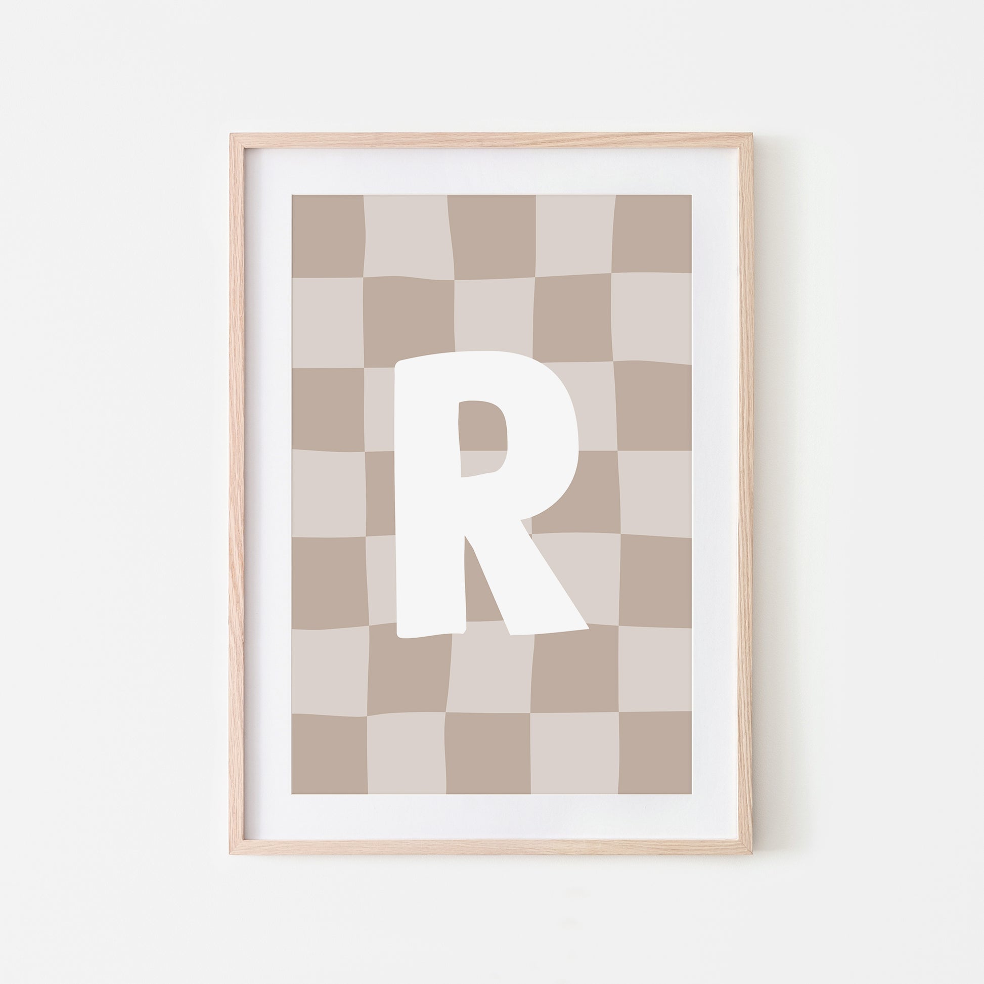 Checkered-Letters-Alphabet-Poster-Print-Letter-R-in-Truffle