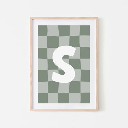 Checkered-Letters-Alphabet-Poster-Print-Letter-S-in-Eucalyptus