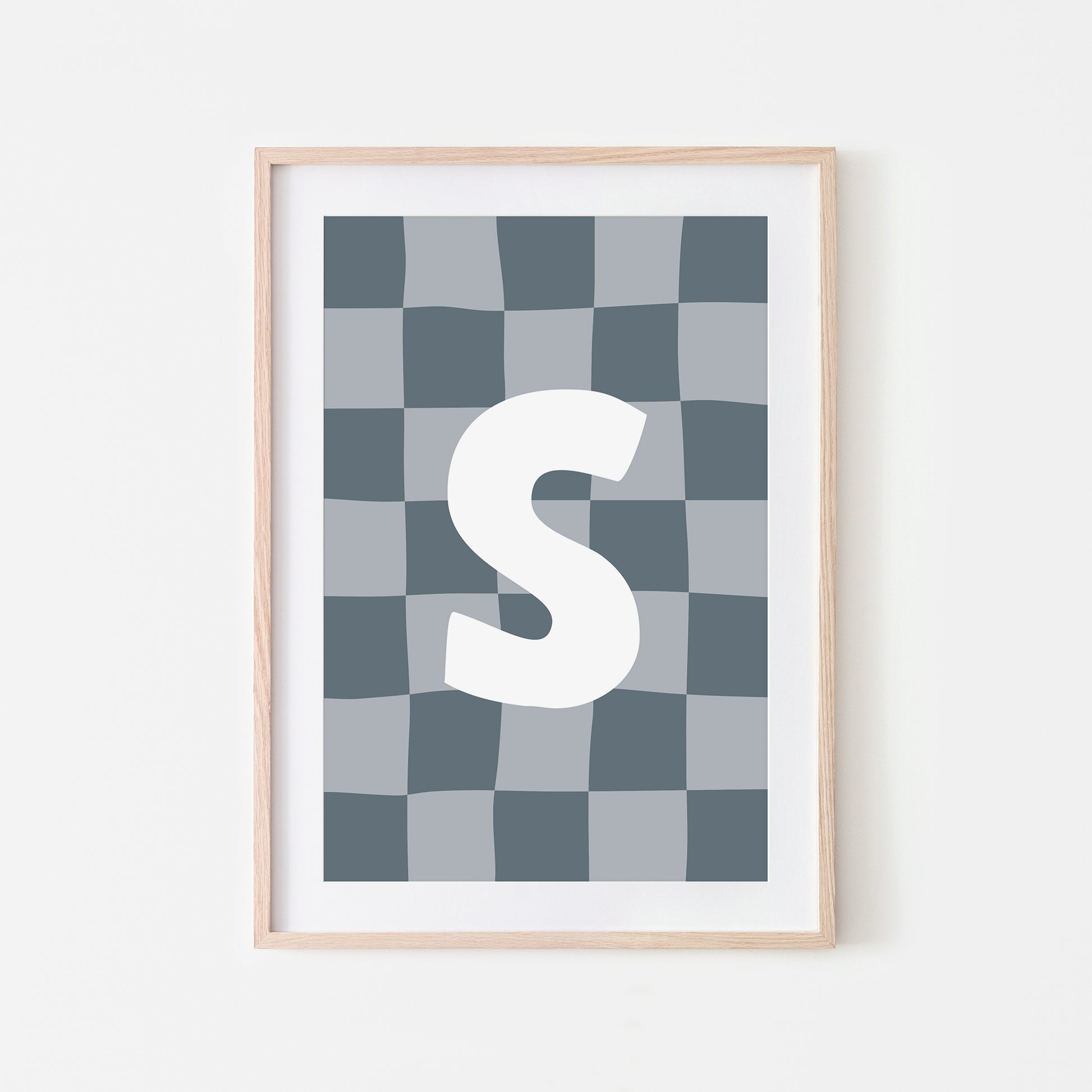 Checkered-Letters-Alphabet-Poster-Print-Letter-S-in-Sky