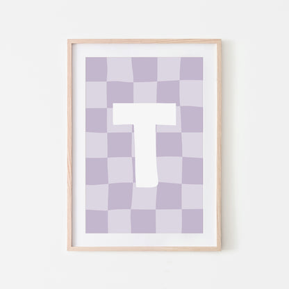 Checkered-Letters-Alphabet-Poster-Print-Letter-T-in-Lavender