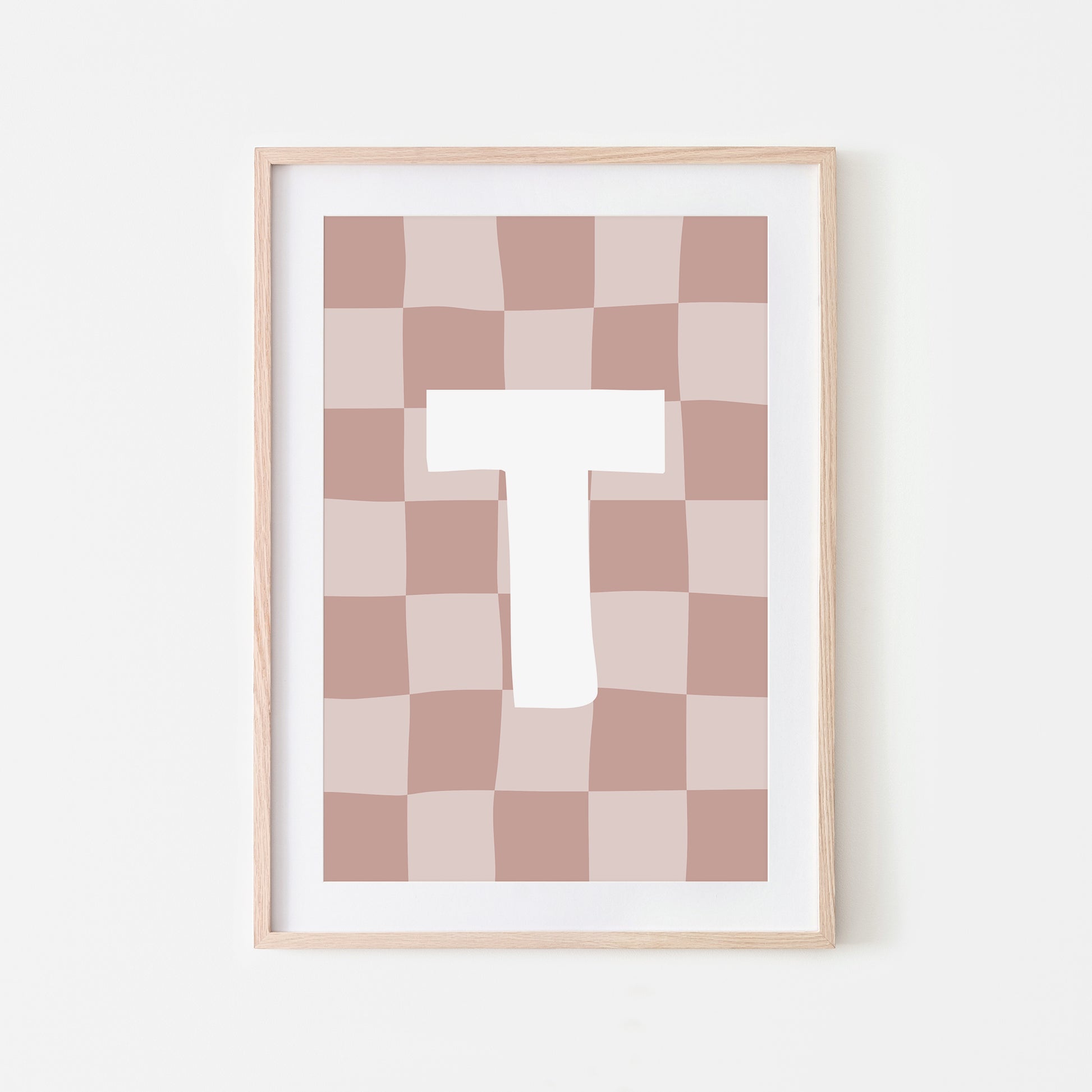 Checkered-Letters-Alphabet-Poster-Print-Letter-T-in-Rose