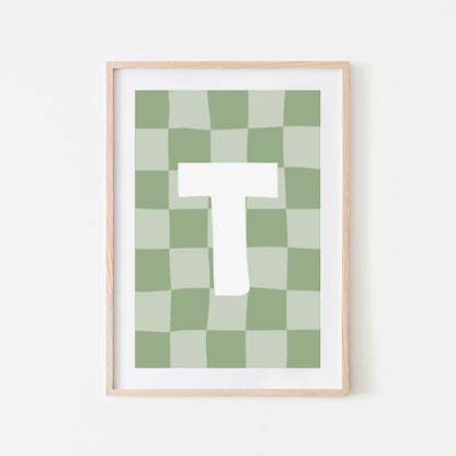 Checkered-Letters-Alphabet-Poster-Print-Letter-T-in-Sage