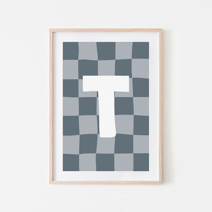 Checkered-Letters-Alphabet-Poster-Print-Letter-T-in-Sky