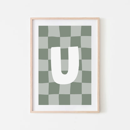 Checkered-Letters-Alphabet-Poster-Print-Letter-U-in-Eucalyptus