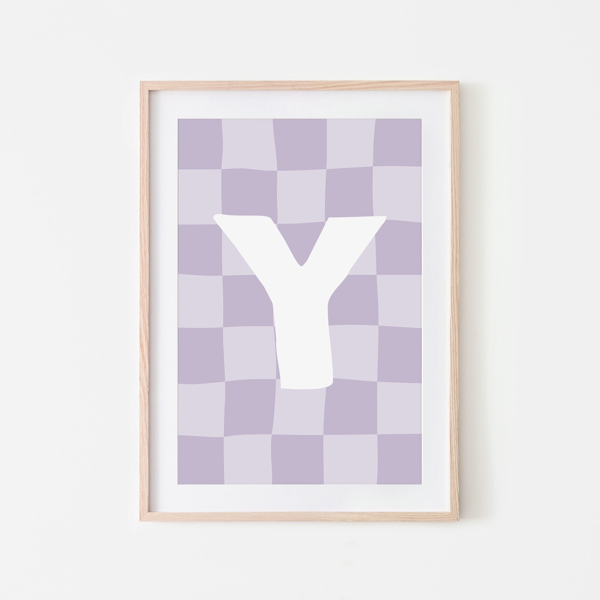 Checkered-Letters-Alphabet-Poster-Print-Letter-Y-in-Lavender