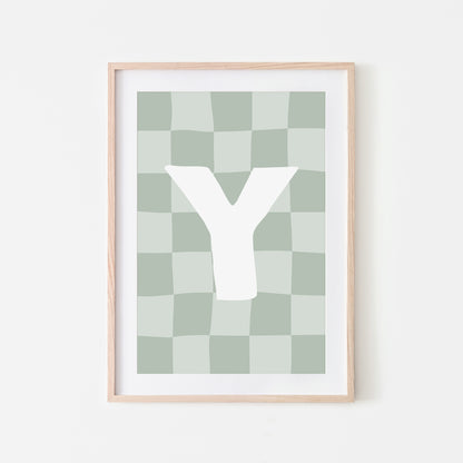 Checkered-Letters-Alphabet-Poster-Print-Letter-Y-in-Mist