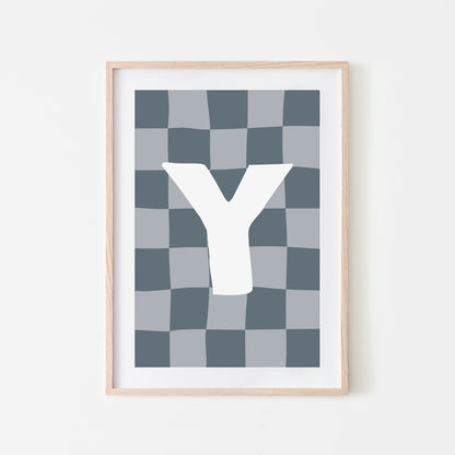 Checkered-Letters-Alphabet-Poster-Print-Letter-Y-in-Sky