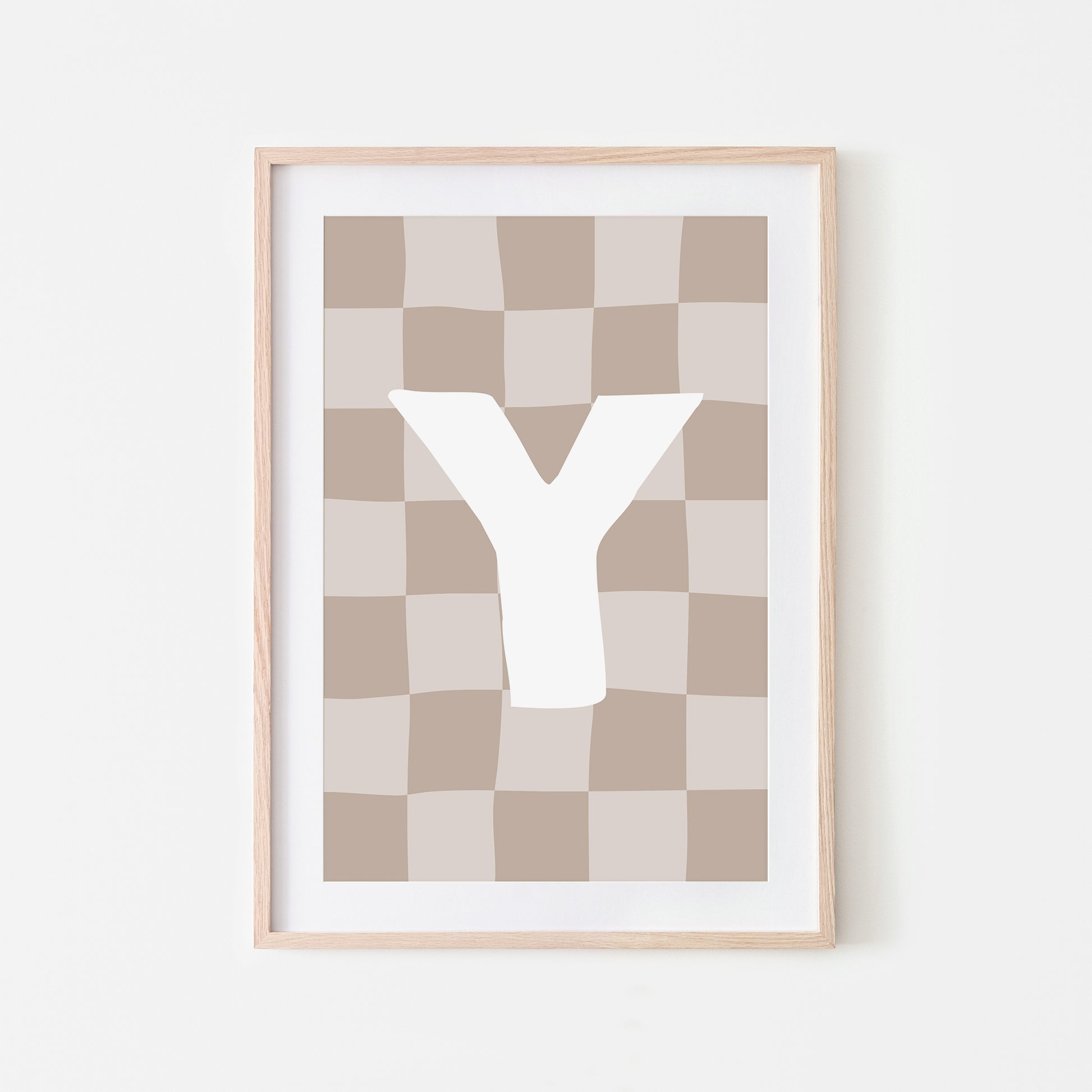 Checkered-Letters-Alphabet-Poster-Print-Letter-Y-in-Truffle