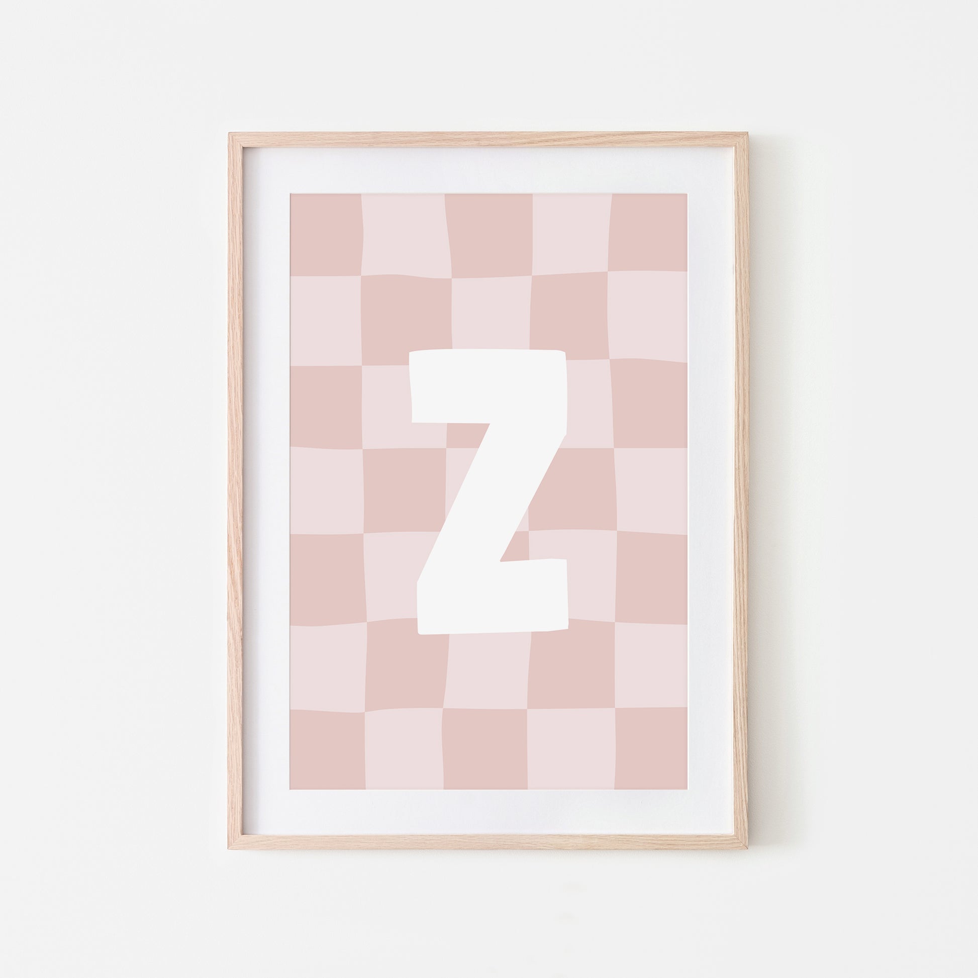 Checkered-Letters-Alphabet-Poster-Print-Letter-Z-in-Blush