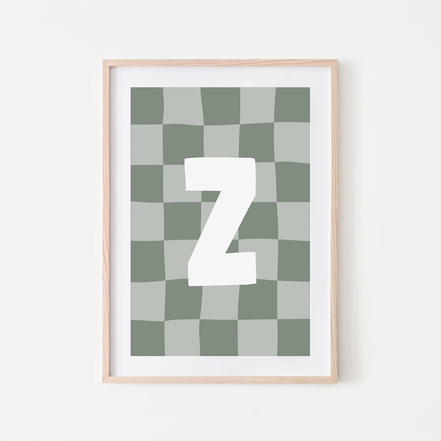 Checkered-Letters-Alphabet-Poster-Print-Letter-Z-in-Eucalyptus