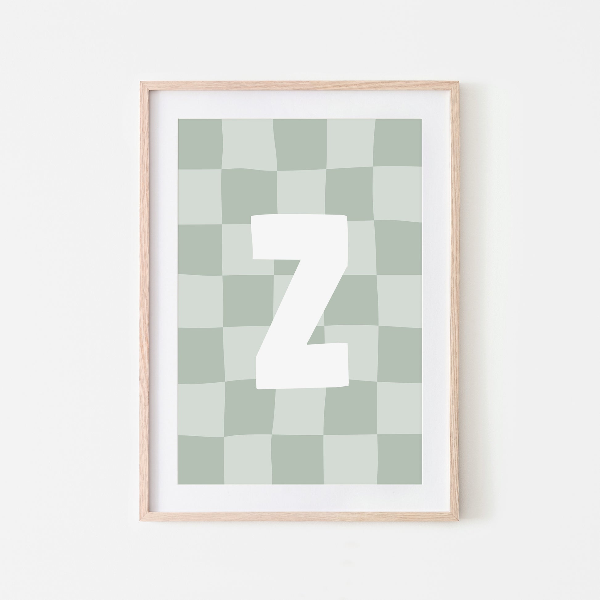 Checkered-Letters-Alphabet-Poster-Print-Letter-Z-in-Mist