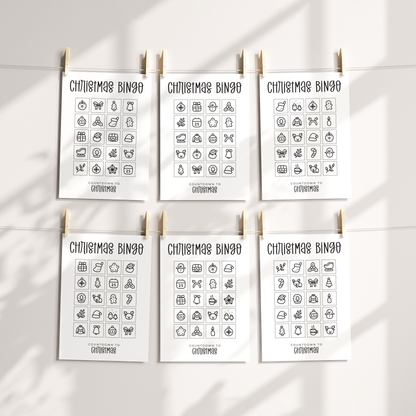 Christmas-Bingo-Free-Printable-Large-Sheets-Black-and-White