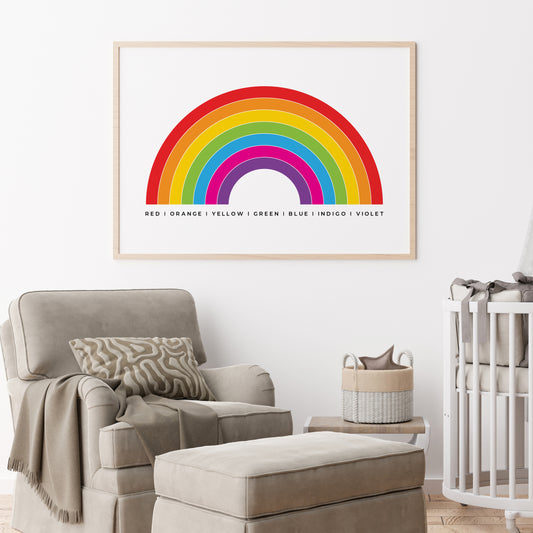 Colours-of-the-Rainbow-Educational-Wall-Art-White-Main-Image