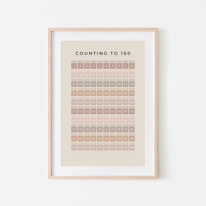 Counting-to-100-Math-Wall-Art-in-Neutral-on-Sand-Website-Main-Image
